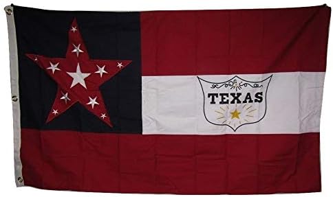 100% Cotton 3x5 Embroidered 6th Texas Cavalry Regiment Flag 3'x5'