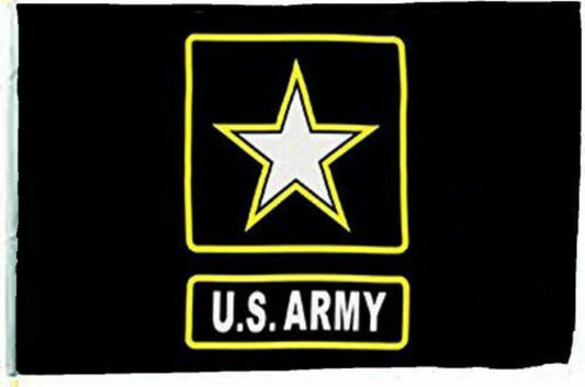 12x18 12"x18" U.S. Army Star Sleeve Flag Boat Car Garden Polyester