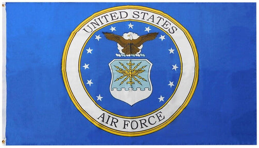 3x5 United States Air Force Emblem 100D Woven Poly Nylon 3'x5' Flag Banner