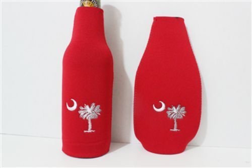 Red South Carolina SC Bottle Insulator Jacket