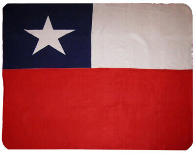 Chili Chilean Flag 50x60 Polar Fleece Blanket Throw