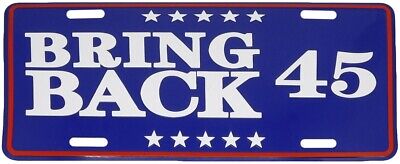 Bring Back 45 Blue Trump 2024 6"x12" Aluminum License Plate