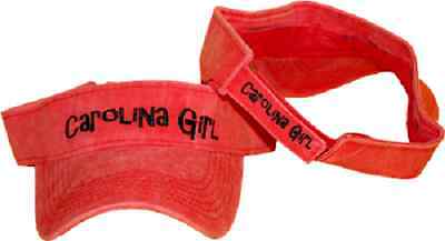 Garnet and Black Carolina Girl Embroidered Visor