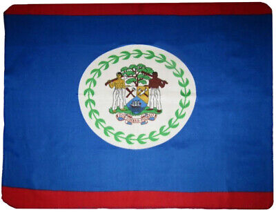 Belize Flag 50x60 Polar Fleece Blanket Throw