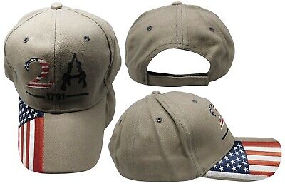 TRUMP 2024 2A USA Overlay 1791 2nd Amendment USA Flag Khaki Embroidered Cap Hat