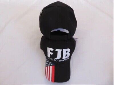 TRUMP 2024 FJB BIDEN SUCKS BLACK USA Adjustable Embroidered Cap Hat