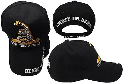 TRUMP 2024 Gadsden DTOM Ready To Strike Liberty Or Death Black Hat Cap