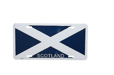 Scotland Cross 6"x12" Aluminum License Plate Tag