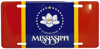 New State of Mississippi 6"x12" Aluminum License Plate