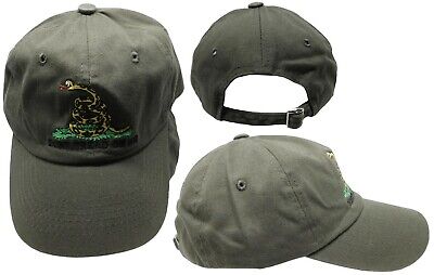 Trump 2024 style olive green Gadsden Tea Party dont tread on me Hat Cap