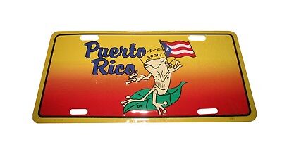 Puerto Rico 6"x12" Aluminum License Plate Tag