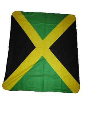 Jamaica Jamaican Flag 50x60 Polar Fleece Blanket Throw Super Soft