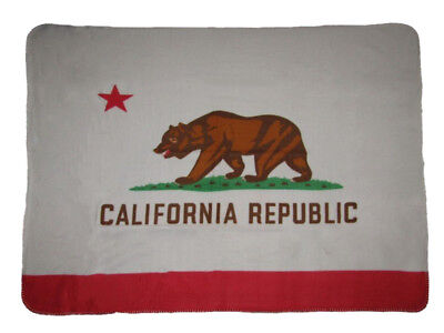 State of California Flag 50x60 Polar Fleece Blanket Throw Super Soft