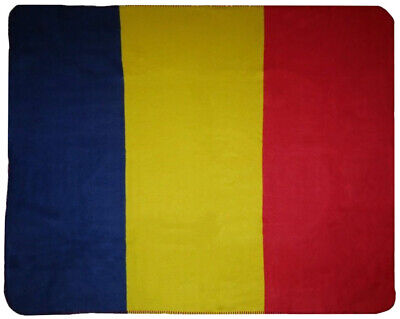 Chad Flag 50x60 Polar Fleece Blanket Throw