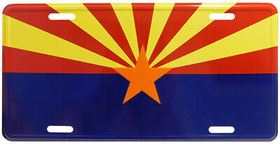 State of Arizona 6"x12" Aluminum License Plate