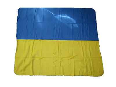 Ukraine Ukrainian Plain Flag 50x60 Polar Fleece Blanket Throw