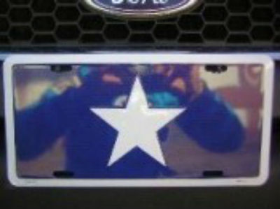 Bonnie Blue Flag Metal License Plate Tag USA auto car south LM001