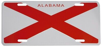 State of Alabama Aluminum 6"x12" License Plate