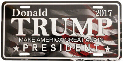 Donald Trump MAGA President 2017 6"x12" Aluminum License Plate LP-10064 USA Made