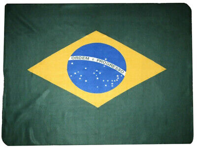 Brazil Brazilian Flag 50x60 Polar Fleece Blanket Throw