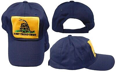 TRUMP 2024 Gadsden DTOM Patch Navy Blue Cotton Embroidered Cap Hat