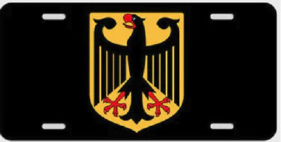 GERMAN EAGLE HERITAGE BLACK TACTICAL Embossed License Plate