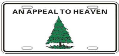 An Appeal To Heaven Washington Cruisers 6"x12" License Plate Sign