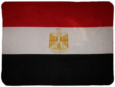 EGYPT FLAG FLEECE BLANKET 50"x60" Egyptian Throw