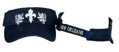 Embroidered Blue New Orleans Saints Visor