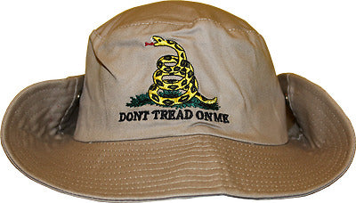 TRUMP 2024 Beige Gadsden Tea Party Dont Tread on Me Bucket Hat Cap Trump