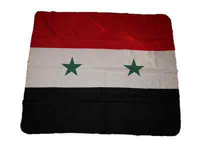 Syria Syrian Two Star Flag 50x60 Polar Fleece Blanket Throw