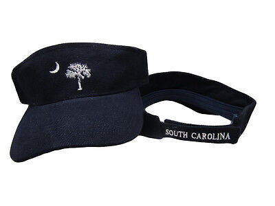 Blue South Carolina Palmetto Crescent Washed Visor Cap Hat