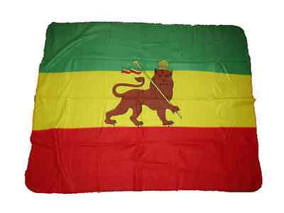 Lion Of Judah Ethiopia Lion Flag 50x60 Polar Fleece Blanket Throw Super Soft