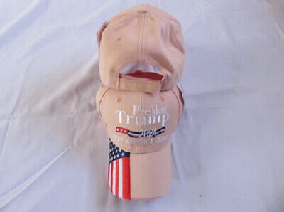 TRUMP 2024 MAGA KEEP AMERICA GREAT WOMENS EMBROIDERED PINK HAT CAP