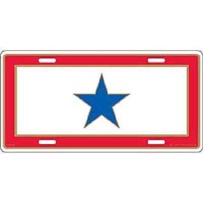 One Star Son in Service Military Blue Star 6"x12" Aluminum License Plate Tag