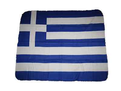 Greece Greek Flag 50x60 Polar Fleece Blanket Throw Super Soft Brand New