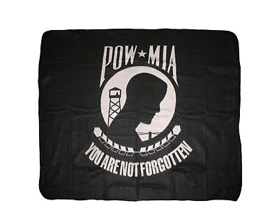 U.S. Military POW MIA POWMIA Flag 50x60 Polar Fleece Blanket Throw