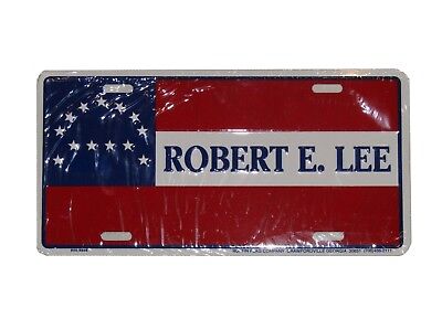 General Robert E. Lee Southern General 6"x12" Aluminum License Plate Sign