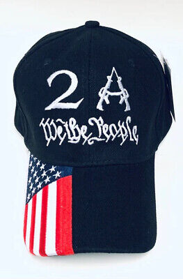 TRUMP 2024 We The People Since 1776 BLUE 2ND AMENDMENT USA Cotton Cap Hat