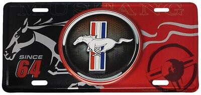 Mustang Since 64 6"x12" License Plate - Made in USA - OFFICIALLY LICENSED