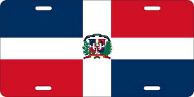 Dominican Republic 6"x12" Aluminum License Plate Sign