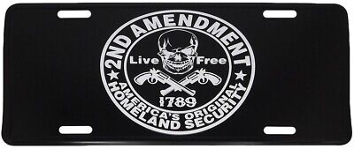 2nd Amendment America's Original Homeland Security 1789 6"x12" License Plate