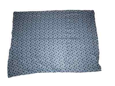 Star Pattern Navy and Light Blue 50x60 Polar Fleece Blanket Throw