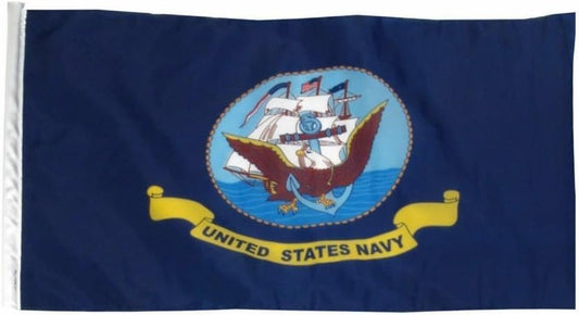 12x18 12"x18" U.S. Navy Ship Seal Symbol Sleeve Flag Boat Car Garden