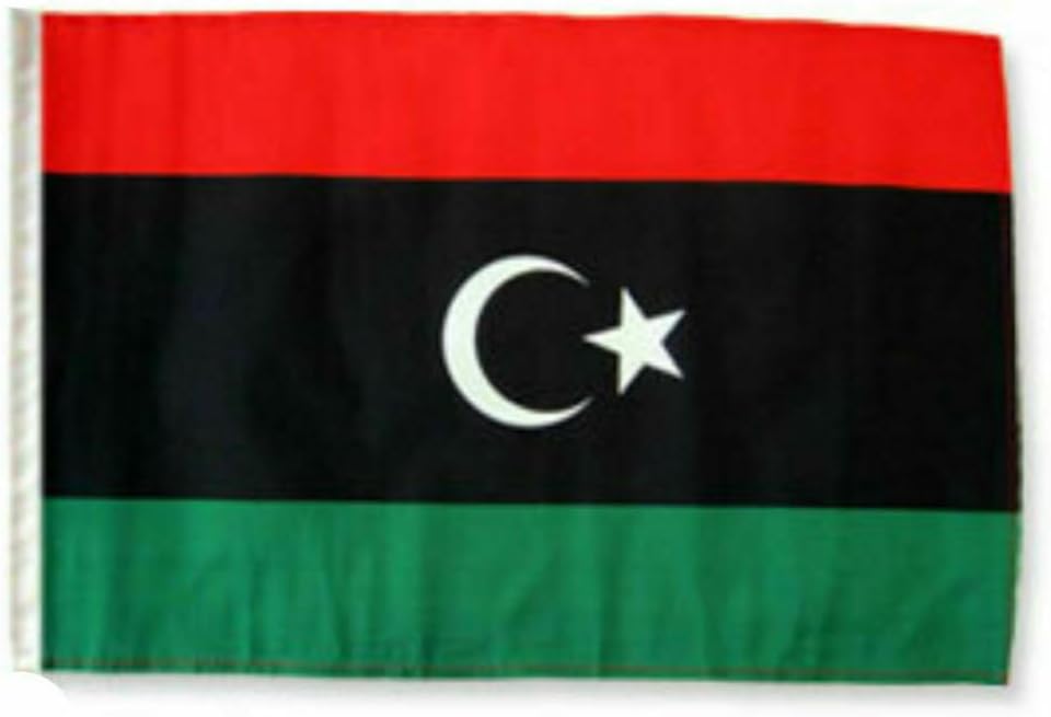 12x18 12"x18" Libya Sleeve Flag Boat Car Garden Polyester