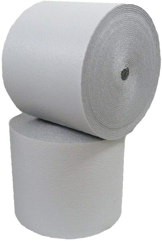 500sqft (4ftx125ft) Solid White Reflective Vapor Heat Barrier Insulation R7-R21