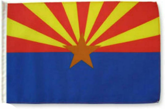 12x18 inch 12"x18" State of Arizona Sleeve Flag Boat Car Garden Polyester