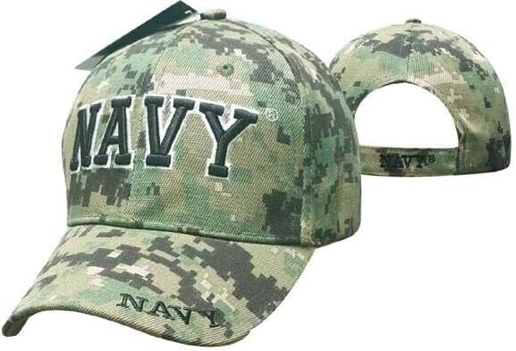 U.S. Navy Veteran 3D Letters MARPAT Camo ACU Embroidered Cap Hat Licensed TOPW