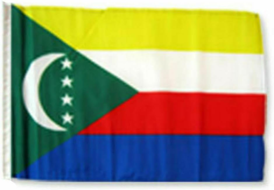 12x18 12"x18" Comoros Sleeve Flag Boat Car Garden Polyester