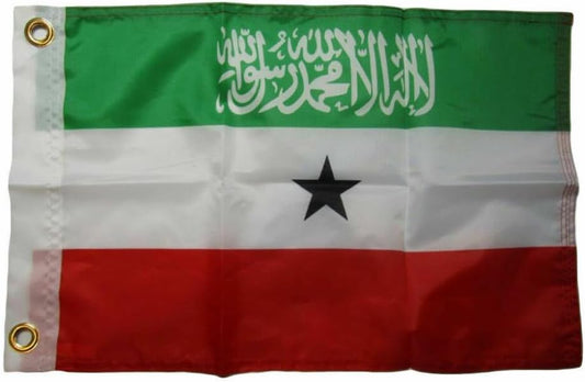 12x18 12"x18" Somaliland Country 100% Polyester Motorcycle Boat Flag Grommets